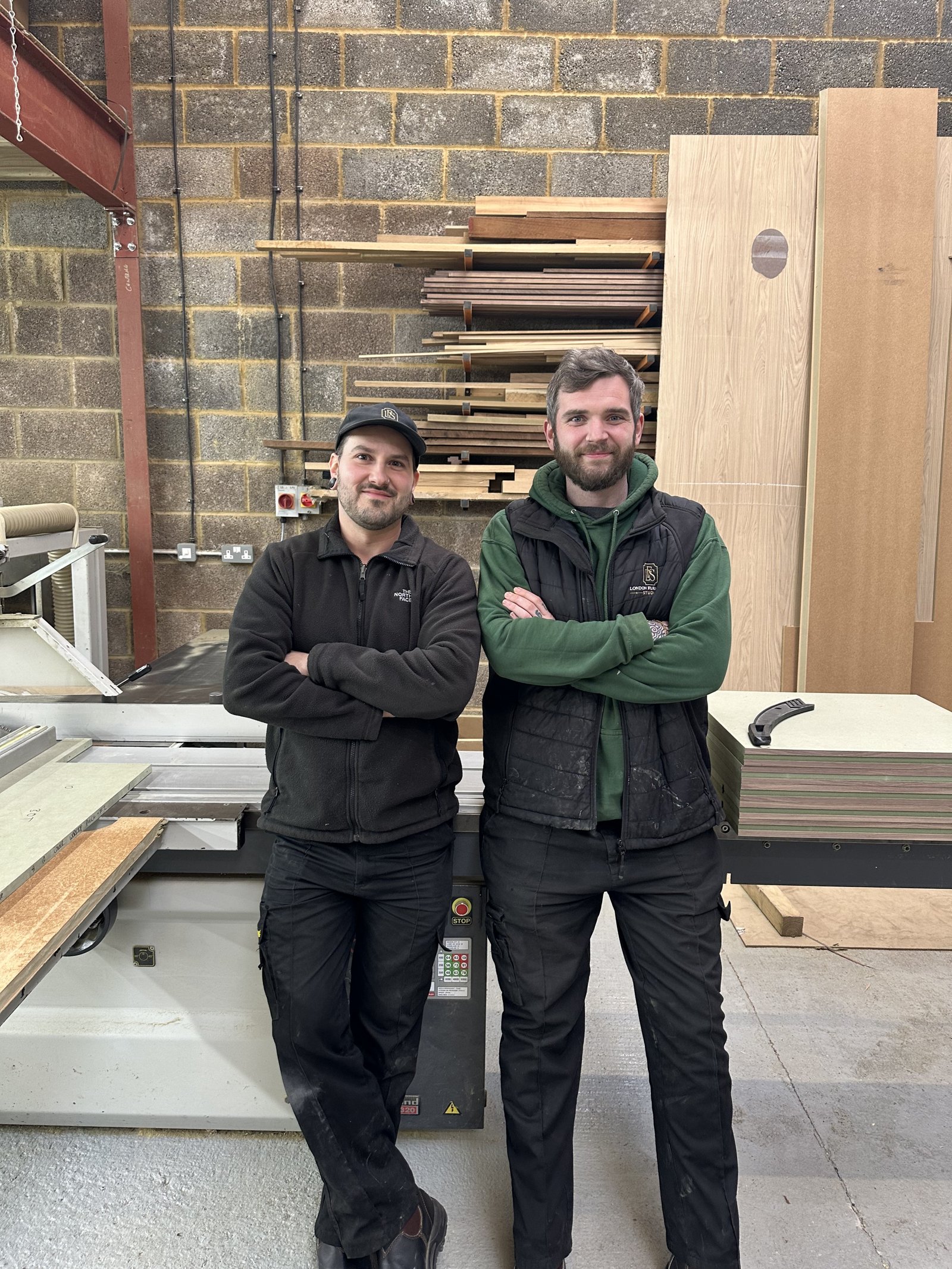 Max and Cam, founders of London Furniture Studio